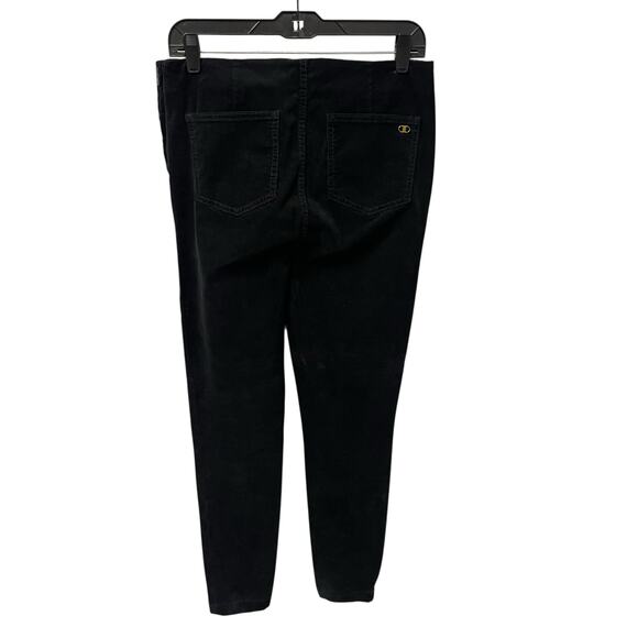 NWT Tory Burch Billet Legging Side Zip High Rise Black Corduroy Womens Size 29 - Picture 5 of 9